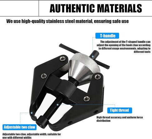 2 PCS Car Wiper Puller, Fixed Ball-Type Windshield Wiper Arm Deletion Special Tool, Universal Auxiliary Repair Accessories, Product Compatible with Cars, Trucks, Vans, SUVs, Trailers (Black) in Saudi Arabia