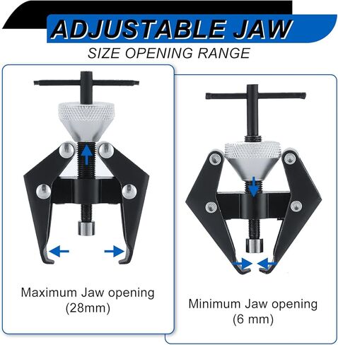أداة إزالة ممسحة الزجاج الأمامي من Adefol وساحبة طرفية للبطارية، مجموعة أدوات سحب مزيل محمل البطارية الطرفية للذراع، أداة إصلاح سحب مزيل محمل الذراع in Kuwait