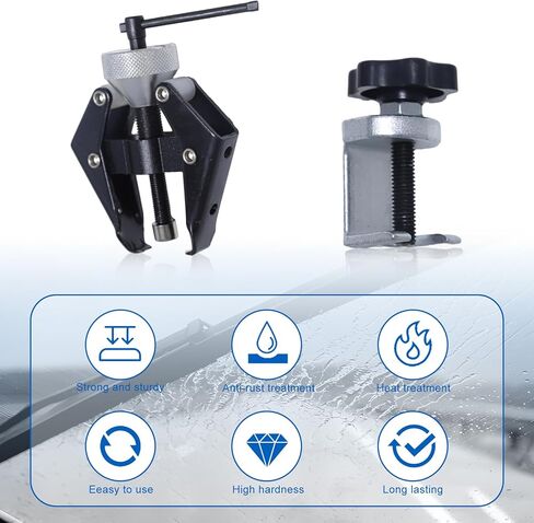 أداة إزالة ممسحة الزجاج الأمامي من Adefol وساحبة طرفية للبطارية، مجموعة أدوات سحب مزيل محمل البطارية الطرفية للذراع، أداة إصلاح سحب مزيل محمل الذراع in Kuwait