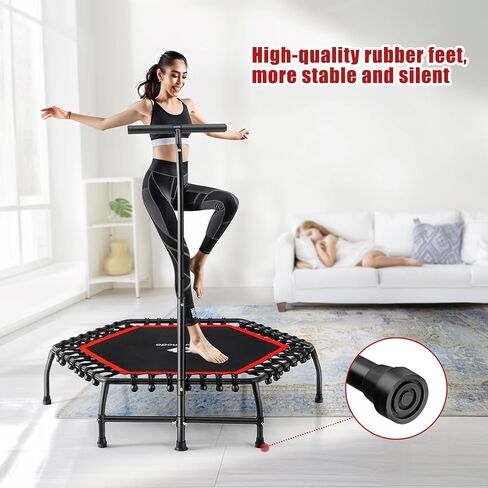 Trampoline for Adults 48'' Foldable Mini Trampoline in Kuwait