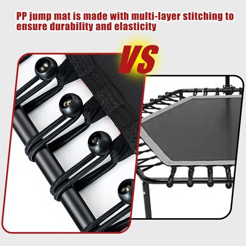 Trampoline for Adults 48'' Foldable Mini Trampoline in Kuwait