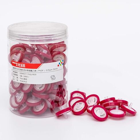 Syringe Filters PVDF 13mm Diameter 0.22μm Pore Size 100pcs in Kuwait