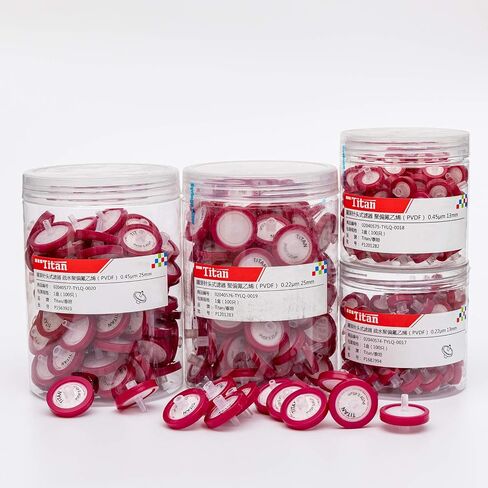 Syringe Filters PVDF 13mm Diameter 0.22μm Pore Size 100pcs in Kuwait