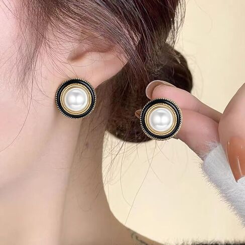 9 Pairs Clip On Earrings for Women Gold Hoop Earrings Chunky Gold Earrings Ear Cuffs Non Pierced Earrings Geometric Earrings Jewelry Gifts for Teen Girls in Saudi Arabia