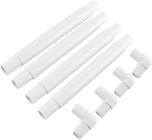 Square Embroidery Hoop, Plastic Cross Stitch Frame White Cross Stitching Frame Sewing Hoop Handhold Craft Clip Frame Embroidery Snap Frame Hoop DIY Sewing Tools for Cross Stitching (17x17 inches) in Saudi Arabia