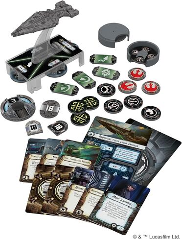 Star Wars Armada Imperial Light Cruiser EXPANSION PACK | Miniatures Battle Game | Strategy Game for Adults and Teens | Ages 14+ | 2 Players | Avg. Playtime 2 Hours | Made by Fantasy Flight Games in Saudi Arabia