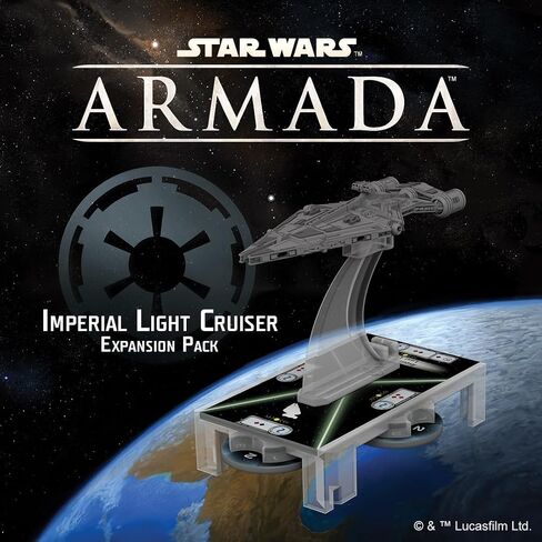 Star Wars Armada Imperial Light Cruiser EXPANSION PACK | Miniatures Battle Game | Strategy Game for Adults and Teens | Ages 14+ | 2 Players | Avg. Playtime 2 Hours | Made by Fantasy Flight Games in Saudi Arabia