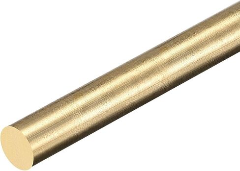 uxcell Brass Rod,8mm，5/16 Diameter 300mm Length Brass Solid Round Rod Lathe Bar Stock for RC Model Airplane Helicopter DIY Craft 1pcs in Saudi Arabia