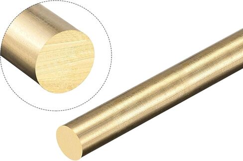 uxcell Brass Rod,8mm，5/16 Diameter 300mm Length Brass Solid Round Rod Lathe Bar Stock for RC Model Airplane Helicopter DIY Craft 1pcs in Saudi Arabia
