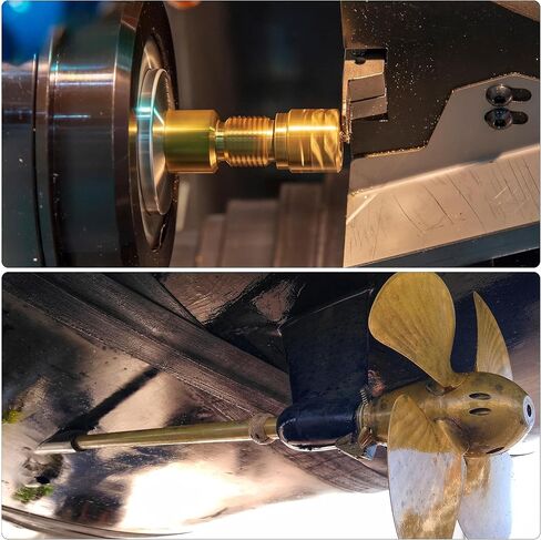 uxcell Brass Rod,8mm，5/16 Diameter 300mm Length Brass Solid Round Rod Lathe Bar Stock for RC Model Airplane Helicopter DIY Craft 1pcs in Saudi Arabia
