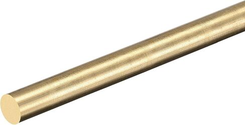 uxcell Brass Rod,8mm，5/16 Diameter 300mm Length Brass Solid Round Rod Lathe Bar Stock for RC Model Airplane Helicopter DIY Craft 1pcs in Saudi Arabia