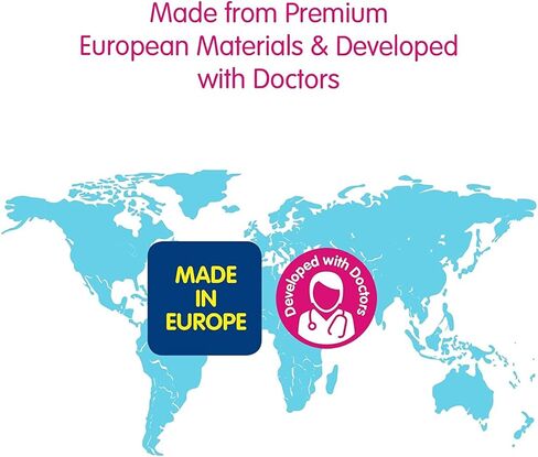 لهايات MAM Start للفتيات حديثي الولادة، الأفضل للأطفال الذين يرضعون رضاعة طبيعية، باللون الأزرق، عدد 3 (عبوة من قطعة واحدة) in Kuwait