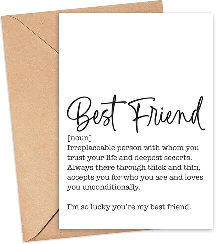 Definition of Courage Card, Strength, Thinking of You, Encouragement Sentimenal Greeting Card, Blank Inside in Saudi Arabia