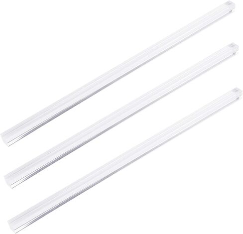 Tulead Acrylic Rods Square Clear Rod Plastic Rod 10x10x250mm,Pack of 4 in Saudi Arabia