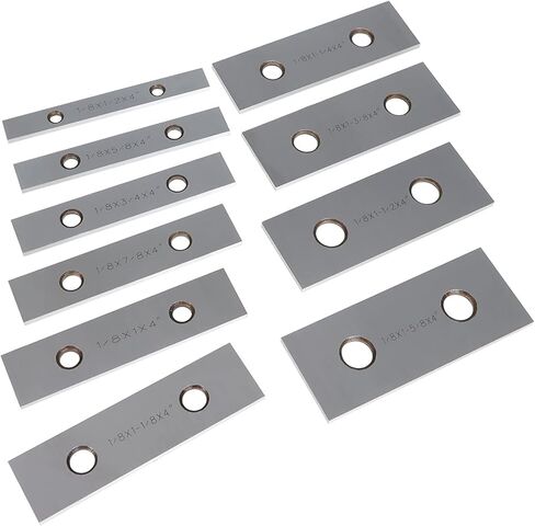 10 أزواج 1/8 × 4 بوصة مجموعة موازية من الفولاذ لقياس الدقة in Kuwait