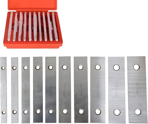 10 Pair 1/8 x 6 Matched Parallel Bar, 0.0002 Parallelism 1/2 to 1-5/8 Alloy Steel Machinist Thin Parallel Tool Set in Saudi Arabia