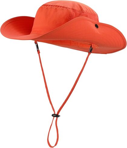 Home Prefer UPF50+ Mens Sun Hat Wide Brim Womens UV Protection Beach Bucket Hat Airy Fishing Hat Hiking Snap Up Cowboy Hat in Saudi Arabia