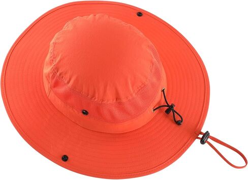 Home Prefer UPF50+ Mens Sun Hat Wide Brim Womens UV Protection Beach Bucket Hat Airy Fishing Hat Hiking Snap Up Cowboy Hat in Saudi Arabia