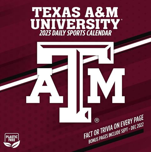 Texas A&M Aggies 2023 Box Calendar (23998053023), Multi in Saudi Arabia