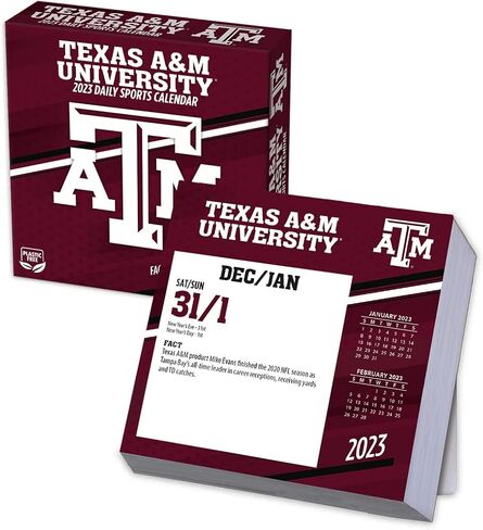 Texas A&M Aggies 2023 Box Calendar (23998053023), Multi in Saudi Arabia