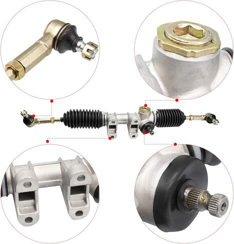 مجموعة صندوق التوجيه، مناسبة لسيارة Yamaha Drive G29 الغاز أو الجولف الكهربائي، استبدل OEM # JW1-F3400-00 in Kuwait