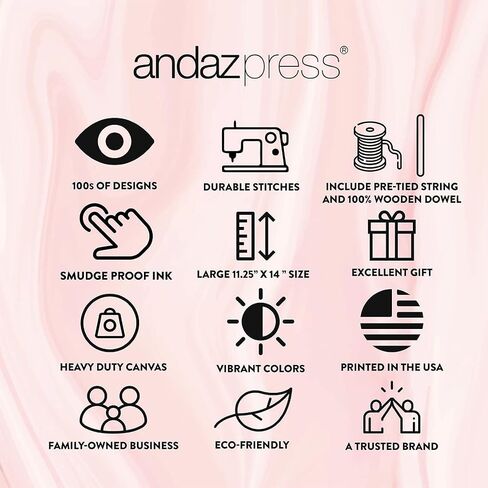لافتة قماشية معلقة على الحائط من Andaz Press، لافتة معلقة على الحائط من القماش الأبجدية الملونة للفتيات الصغيرات، والأطفال الصغار، لافتة تزيين حائط الحضانة القماشية، علم راية ديكور فني للحائط، حزمة واحدة in Kuwait