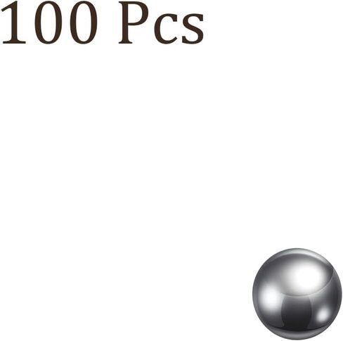 100 قطعة من الكرات الدقيقة - [9.5 مم] من الفولاذ الكربوني لاستخدام صمامات المحامل، صلبة in Saudi Arabia