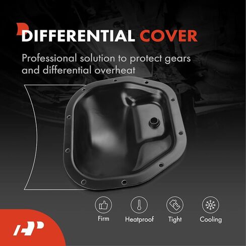 A-Premium Rear Differential Cover Compatible with Jeep Grand Cherokee 1999-2004, 4.0L 4.7L and with, fit for DANA 44 Axle in Saudi Arabia