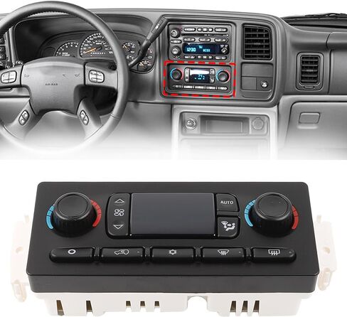 وحدة التحكم في المناخ Dasbecan 599-211XD متوافقة مع 2002-2009 Chevy Silverado Suburban GMC Sierra Yukon Envoy Cadillac Escalade Oldsmobile Bravada in Saudi Arabia