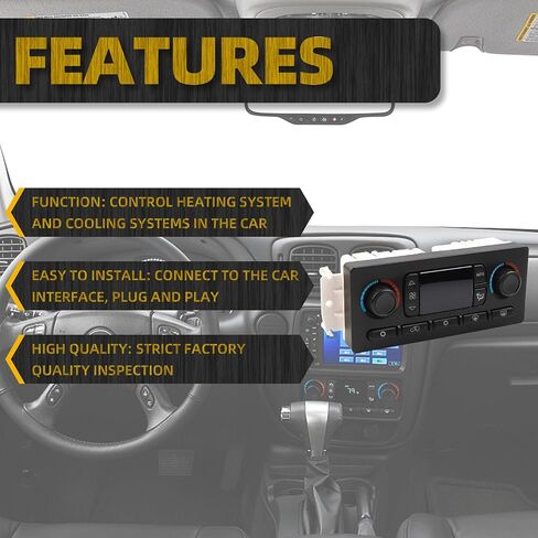 وحدة التحكم في المناخ Dasbecan 599-211XD متوافقة مع 2002-2009 Chevy Silverado Suburban GMC Sierra Yukon Envoy Cadillac Escalade Oldsmobile Bravada in Saudi Arabia