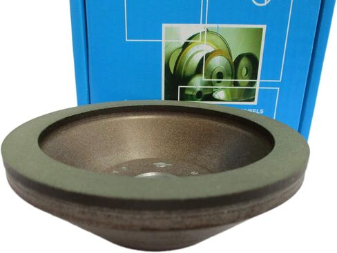 Dia 4 inch (100mm.) Hole 0.79" (20mm.) Width: 0.4" (10mm.) Type: 12A2-45 Cup Tool Diamond Grinding Wheel for Carbide (200/160 Micron (70 Grit)) in Saudi Arabia