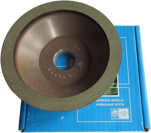 Dia 4 inch (100mm.) Hole 0.79" (20mm.) Width: 0.4" (10mm.) Type: 12A2-45 Cup Tool Diamond Grinding Wheel for Carbide (200/160 Micron (70 Grit)) in Saudi Arabia