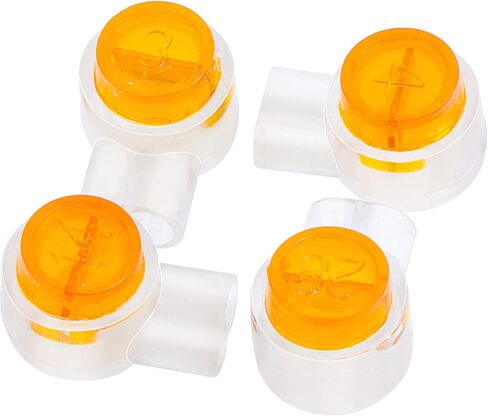 200 حزمة UY سلك موصل Uvital مقاوم للماء زر واضح موصلات أسلاك الهاتف UY بعقب لصق موصل محطات كابل الشبكة (K2) in Kuwait