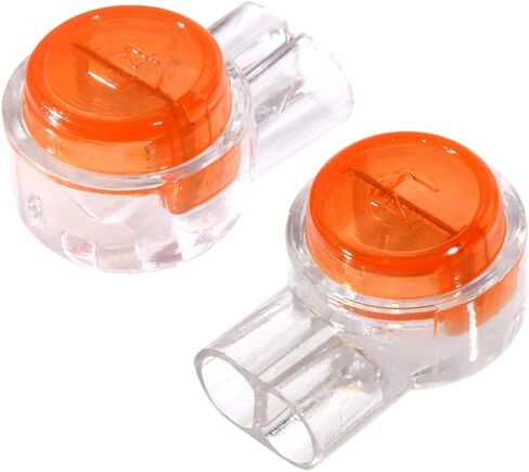 200 حزمة UY سلك موصل Uvital مقاوم للماء زر واضح موصلات أسلاك الهاتف UY بعقب لصق موصل محطات كابل الشبكة (K2) in Kuwait