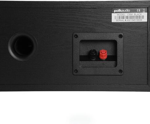 مكبر صوت مركزي من بولك اوديو CSM، مشغلات مخروطية مركبة من البوليمر الديناميكي مقاس 5.25 بوصة، مكبر صوت على شكل قبة من الحرير/البوليمر مقاس 3/4 بوصة، سلسلة M متطابقة مع Timbre، لمسة نهائية من قشرة الخشب، أسود in Kuwait