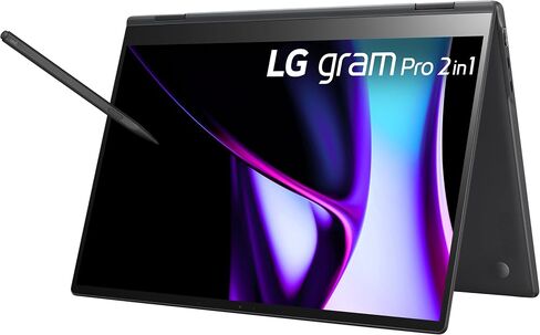 LG gram 16" 2-in-1 Lightweight Laptop, Intel 13th Gen Core i7 Evo Platform, Windows 11 Home, 16GB RAM, 2TB SSD, Gray in Saudi Arabia