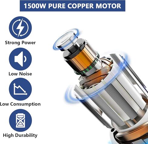 3 in 1 Electric Hoist Winch 1100lbs Portable Electric Winch, 1500W 110V Power Winch Crane, 25ft Lifting Height w/Wireless and Wire Remote Control, Overload Protection for Lifting Towing in Kuwait