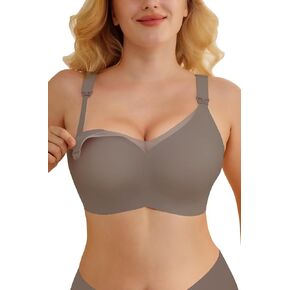 As Fairy Nursing Bras for Breastfeeding Mesh Lace Seamless Maternity Bra Pregnancy Sleep Wireless Bralette in Saudi Arabia
