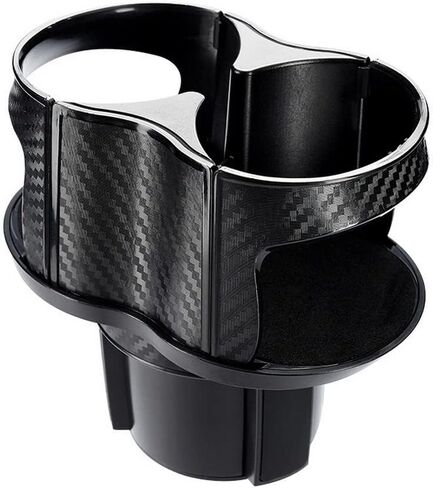 All Purpose 2 in 1 Car Cup Holder Expander Adapter, Multifunctional Organizer with 360 Rotating Adjustable, for Boat/Caravan in Saudi Arabia