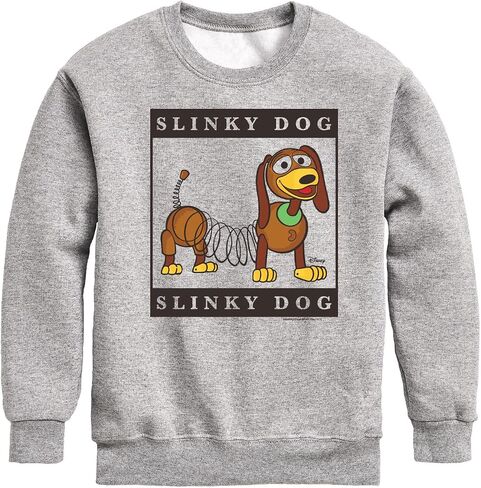 Disney - Toy Story 4 - Type Block Slinky - Toddler & Youth Crewneck Fleece Sweatshirt in Saudi Arabia