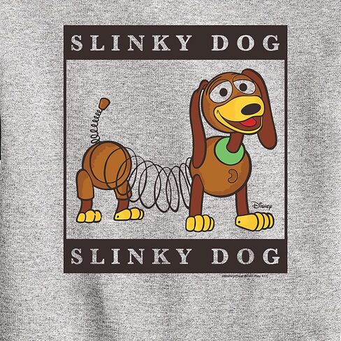 Disney - Toy Story 4 - Type Block Slinky - Toddler & Youth Crewneck Fleece Sweatshirt in Saudi Arabia
