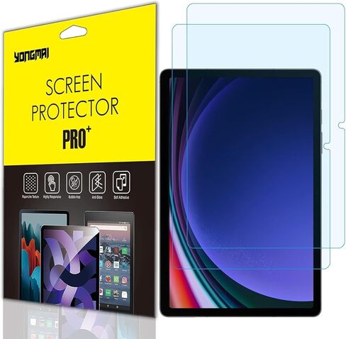 عبوتان من واقي الشاشة المضاد للضوء الأزرق لهاتف Samsung Galaxy Tab S9 FE 5G (10.9 بوصة) وGalaxy Tab S9/ S8/ S7 (11 بوصة)، خالٍ من الفقاعات، ومضاد للون الأزرق، ومضاد للتوهج، وبصمات الأصابع in Saudi Arabia