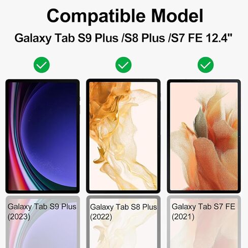عبوتان من واقي الشاشة المضاد للضوء الأزرق لهاتف Samsung Galaxy Tab S9 FE 5G (10.9 بوصة) وGalaxy Tab S9/ S8/ S7 (11 بوصة)، خالٍ من الفقاعات، ومضاد للون الأزرق، ومضاد للتوهج، وبصمات الأصابع in Saudi Arabia