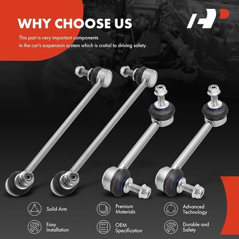 A-Premium Set of 4, Front & Rear Sway Bar Links Kit Stabilizer Bar Links Compatible with Tesla Model 3 20172018 2019 2020 2021, Model Y 2020-2021 in Saudi Arabia