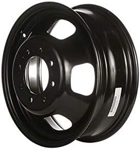 Steel Wheel - Black - 17 x 6 Inch - 5 Slot - 8 Lug - 6.5 Bolt Pattern - Compatible with 2003-2010 Dodge Ram 3500 in Saudi Arabia