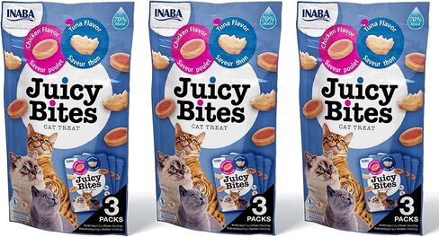 INABA Juicy Bites Fish & Clam Flavor 3 Pack in Saudi Arabia