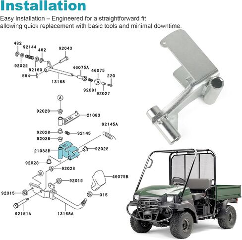 Arm 21083-1155 Compatible With Kawasaki Mule 3000 (2001,2006-2008), Mule 3010 4X4 (1993, 2001-2008), Mule 4000 (2009-2023), Mule 4010 Trans 4X4 (2009-2021) in Saudi Arabia