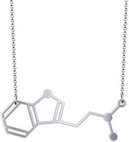 DMT the Spirit Molecule Necklace Silver in Saudi Arabia