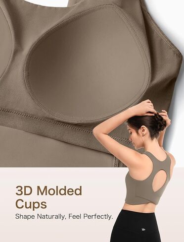 Yvette Elegant Backless Yoga Bra Women's Light Support Sports Bra with Wide Shoulder Straps – Comfort, Style & Secure Fit in Saudi Arabia