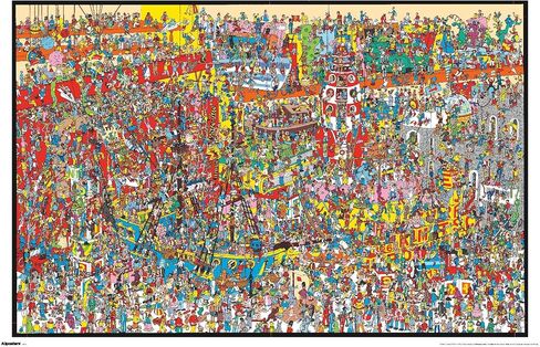 Where's Waldo? - Toys Toys Toys Wall Poster, 34L" x 22.4W", Unframed Version in Saudi Arabia